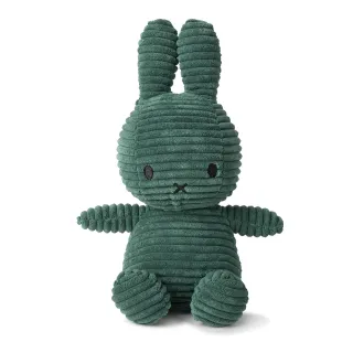 【BON TON TOYS】米菲兔燈芯絨填充玩偶-深綠(23cm玩偶、娃娃、公仔)