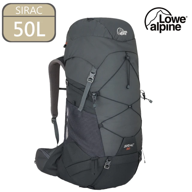 Lowe AlpineLowe Alpine SIRAC 登山背包-烏木灰 FMQ-27-50(適合男性、登山、健行、郊山、旅遊、戶外、出國)
