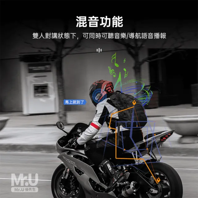 【Senho 森活科技】MOTO A2 PRO 藍芽5.2 機車安全帽 藍牙耳機 音樂共享版(贈防盜鋼繩)