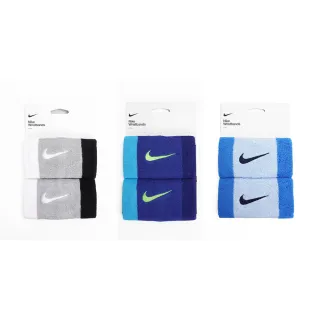 【NIKE 耐吉】Swoosh 加長腕帶 2入 運動 打球 健身 吸濕 排汗(AC2287-016)