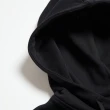 【EDWIN】男裝 立體波紋連帽長袖T恤(黑色)