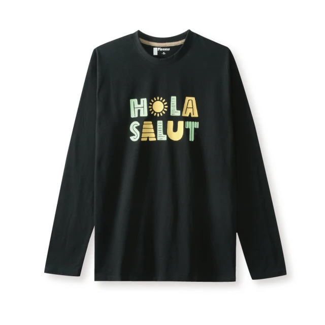 【Pincers 品麝士】極地生活長袖T-Hola Salut(親子尺寸 S-2L / 130-160cm)