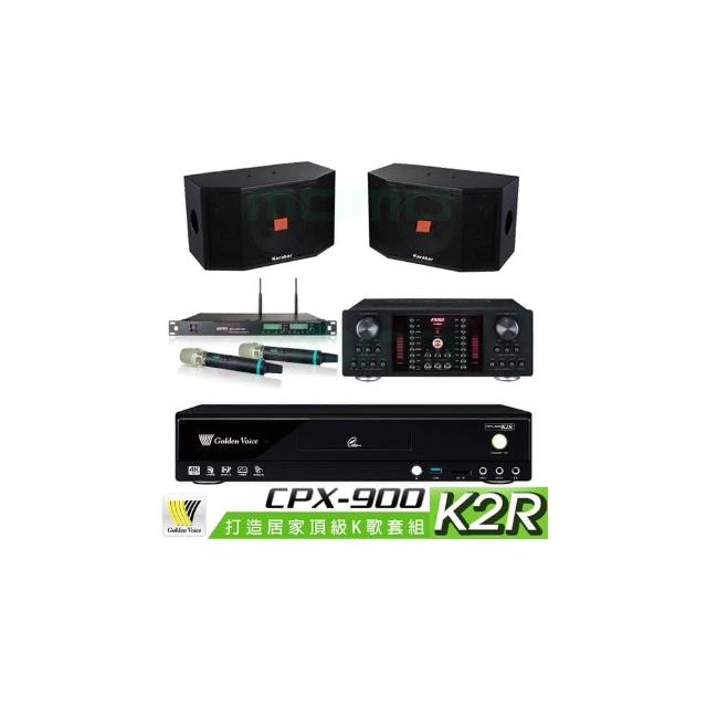 【金嗓】CPX-900 K2R+FNSD A-480N+ACT-8299PRO++Karabar KB-4310M(4TB點歌機+擴大機+無線麥克風+喇叭)