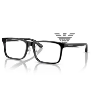 【EMPORIO ARMANI】亞曼尼 亞洲版 時尚光學眼鏡 EA3227F 6051 黑 公司貨