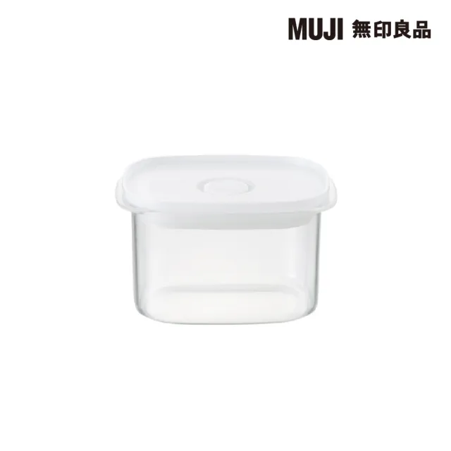 【MUJI 無印良品】可微波密閉式保存容器_深型.小 約寬9.5×深11.5×高7.5cm 容量約400ml