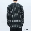 【KAI KAI】提花雙層壓紋開衫外套(男款/女款 提花壓紋工藝 特殊布料 設計款開衫外套)