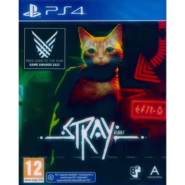 【SONY 索尼】PS4 浪貓 Stray(中英日文歐版  可免費升級PS5版本)