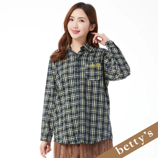 【betty’s 貝蒂思】蘇格蘭格紋襯衫(綠色)