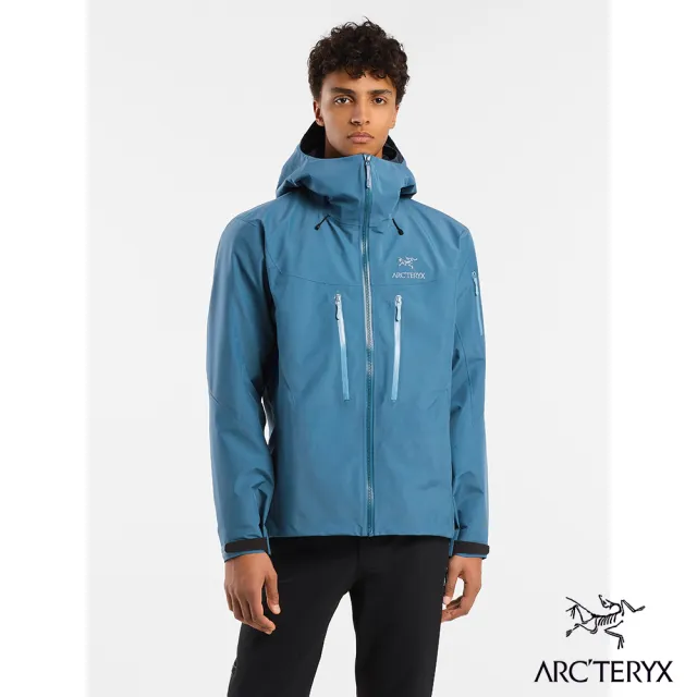 【Arcteryx 始祖鳥官方直營】男 Alpha SV 防水外套(寧靜綠)