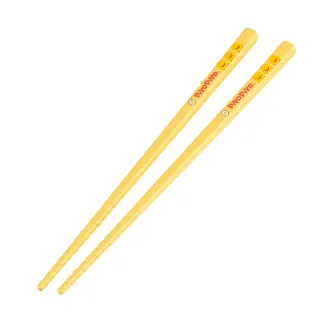 【Piyo Piyo 黃色小鴨】兒童筷子(黃色 學習餐具 2~8歲)
