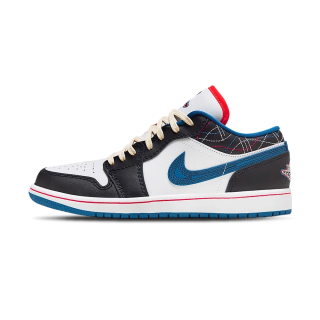 NIKE 耐吉NIKE 耐吉 Air Jordan 1 Low SE 男鞋 工業藍色 低筒 經典 喬丹 運動 休閒鞋 FV3622-141