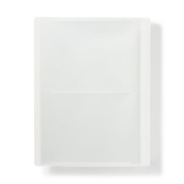 【MUJI 無印良品】聚丙烯高透明相本/3×5吋.2段.136張用