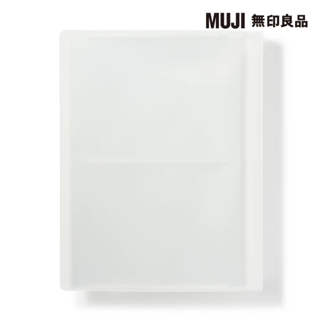 【MUJI 無印良品】聚丙烯高透明相本/3×5吋.2段.136張用