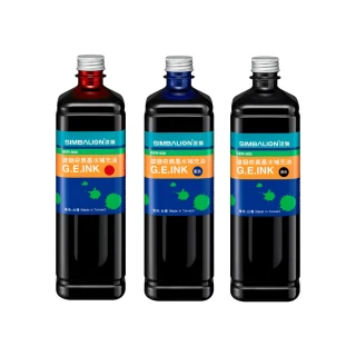 【SIMBALION 雄獅文具】酒精性 奇異 墨水 補充油900cc /瓶 GER-900(黑/紅/藍)