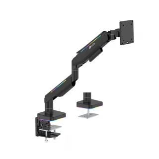 【瑞米 Raymii】VADER系列 LS61-M1 鋁合金氣壓式電競螢幕支架-黑