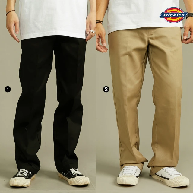 【Dickies】男款873抗皺材質經典工裝休閒長褲(多款任選/618限定)