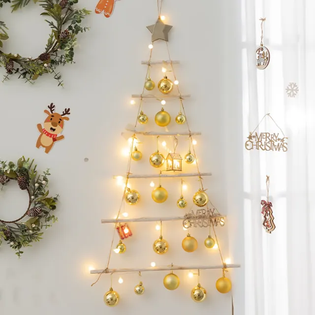 【子玄】木質聖誕樹 自然素材 小樹 樹條 聖誕樹(聖誕木條聖誕樹 只有木條 聖誕木條聖誕樹裝飾（只有木條)