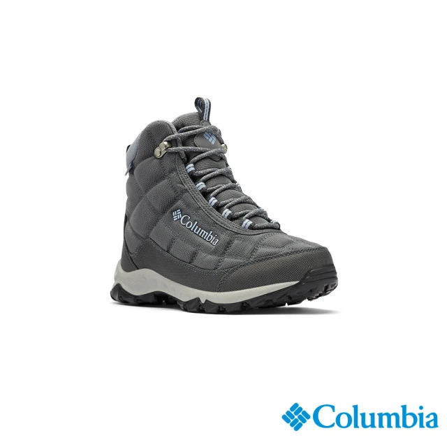 Columbia 哥倫比亞 女款-FIRECAMP™ Omni-Tech防水高筒健走鞋-深灰(UBL17660DY/HF)