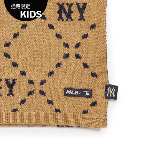 【MLB】童裝 圍巾 MONOGRAM系列 紐約洋基隊(7AMFMD136-50BGS)