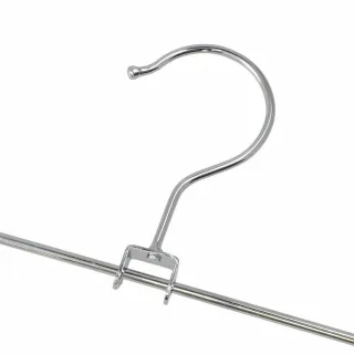 【NITORI 宜得利家居】防滑衣架 裙褲用衣架 LM01 WH(防滑衣架 衣架 裙褲用 LM01)