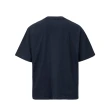 【Timberland】中性款深藍色刺繡徽標厚磅短袖T恤(A5Z5U433)