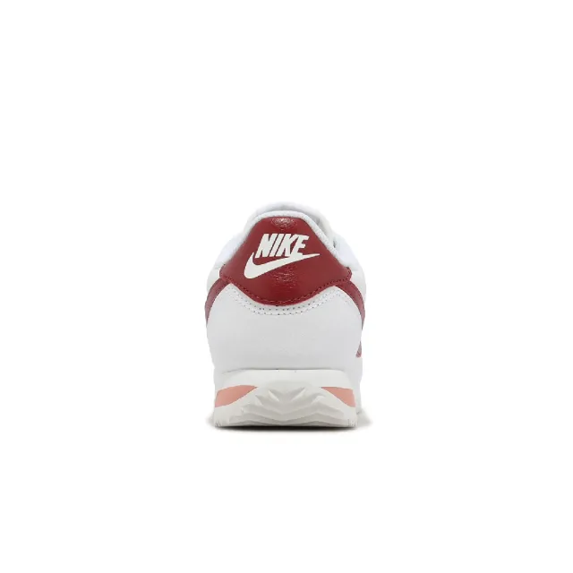 NIKE 耐吉】阿甘鞋Wmns Cortez 女鞋白紅復古皮革小白鞋休閒鞋(DN1791