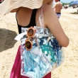 【Disney 迪士尼】手提防水透明沙灘袋 海灘袋 防水袋 游泳袋(毛巾、化妝包、泳衣、墨鏡輕鬆收納)