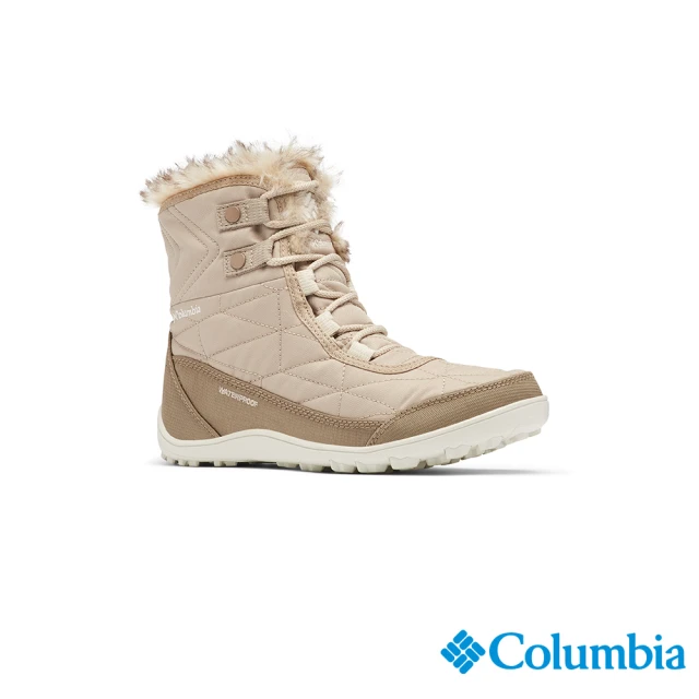 Columbia 哥倫比亞 女款-MINX™Omni-Tech鋁點蓄熱防水高筒雪靴-卡其(UBL59610KI/HF)