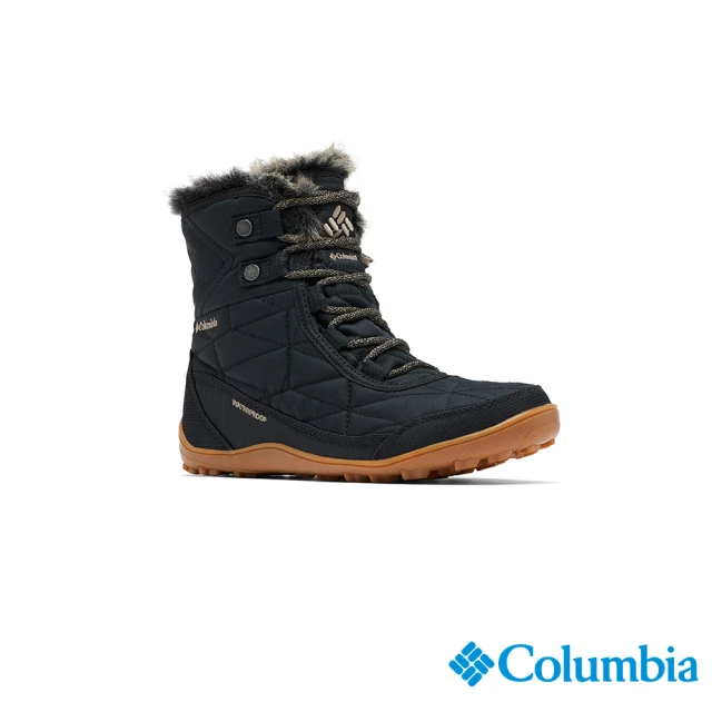Columbia 哥倫比亞 女款-MINX™Omni-Tech鋁點蓄熱防水高筒雪靴-黑色(UBL59610BK/HF)