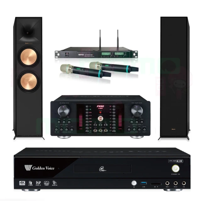金嗓 CPX-900 K2R+FNSD A-480N+ACT-8299PRO++R-600F(4TB點歌機+擴大機+無線麥克風+喇叭)