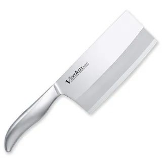 【下村工業】Verdun日本製-精工淬湅一體成型不鏽鋼 菜刀 18cm(中華菜刀)