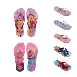 【havaianas 哈瓦仕】拖鞋 童鞋 兒童 迪士尼 凱蒂貓 美國隊長 蜘蛛人 共7款(哈瓦士)