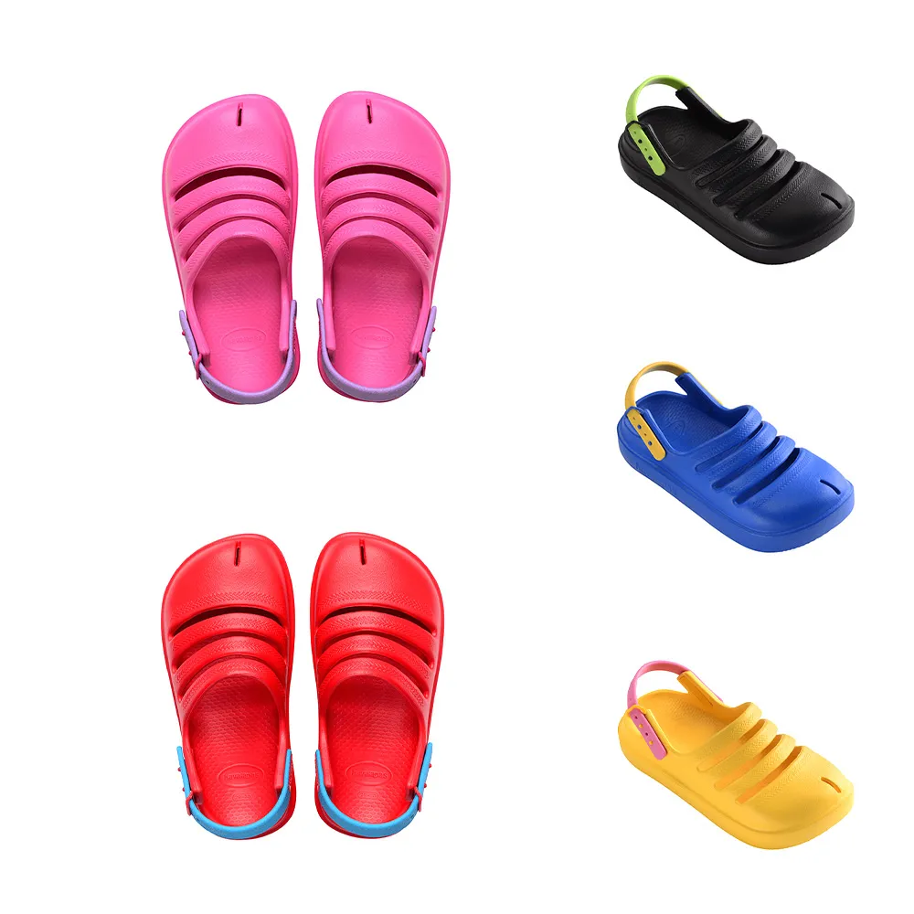 【havaianas 哈瓦仕】洞洞鞋 童鞋 兒童 涼鞋 拖鞋 懶人鞋 Kids Clog 共5色(哈瓦士)