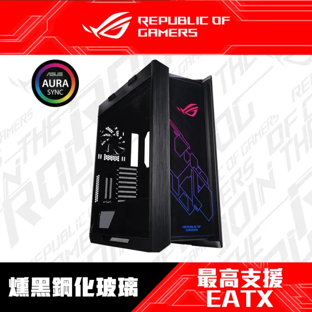 【ASUS 華碩】650W電源+機殼★TUF GAMING  650W 電源供應器+GX601玻璃機殼