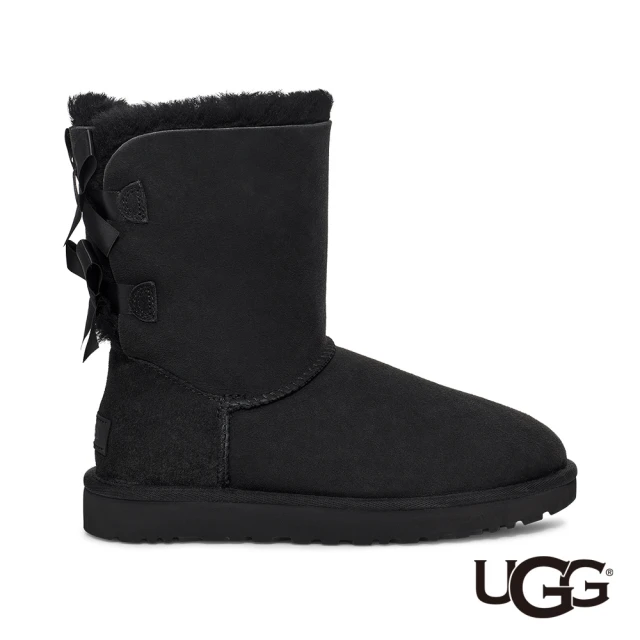 UGG 女鞋/靴子/女靴/雪靴/Bailey Bow II(黑色-UG1016225BLK)