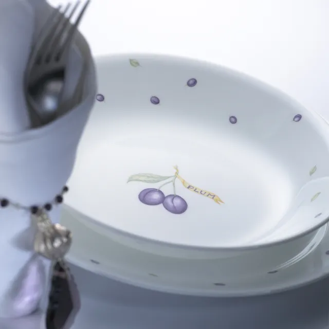 【CorelleBrands 康寧餐具】紫梅450ML中式碗(426)
