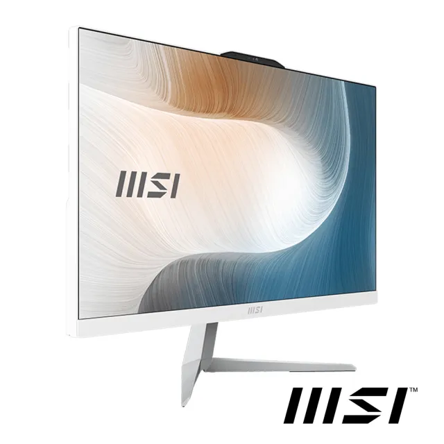 【MSI 微星】24型 i3 液晶電腦-白色(Modern AM242 12M-678TW/i3-1215U/8G/512G SSD/Win11)