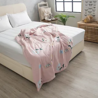 【eyah】買1送1 蠶絲x石墨烯鋪棉四季被(水洗棉工藝 5 x 6尺)