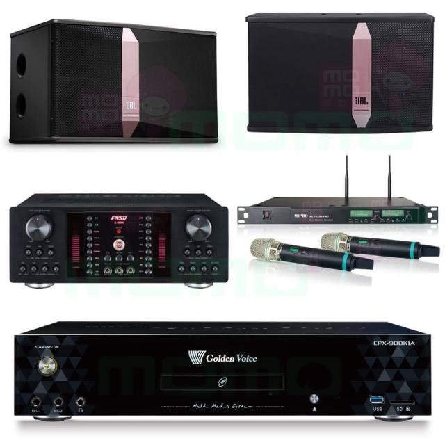 【金嗓】CPX-900 K2R+FNSD A-480N+ACT-8299PRO++JBL Ki510(4TB點歌機+擴大機+無線麥克風+喇叭)