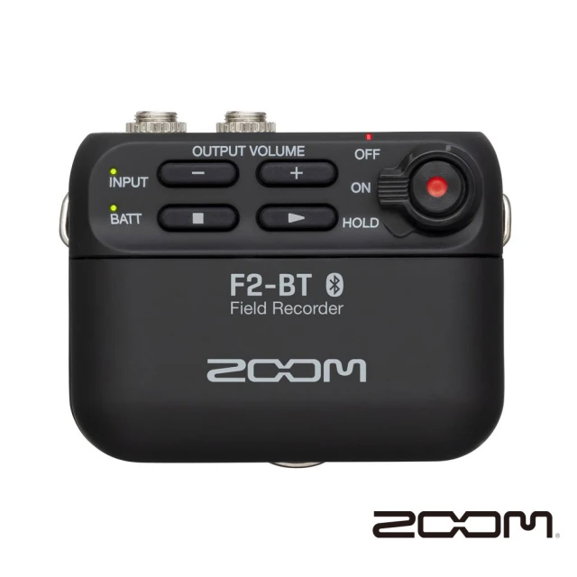 ZOOM F2-BT 微型錄音機+領夾麥克風組 藍芽版 黑色(公司貨)