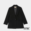 【SST&C 換季６５折】黑色短版羊毛大衣8962309003