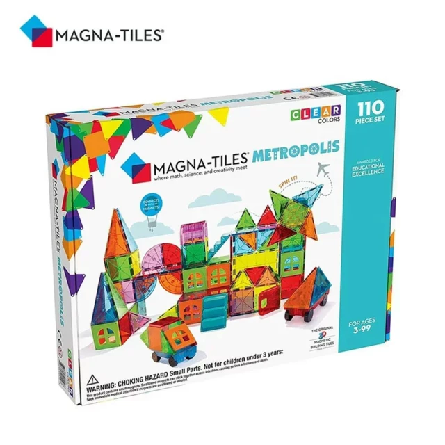 Magna-Tiles 都市磁力積木110片(磁力/積木)好