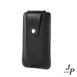 【Jpqueen】簡約色系超薄手機袋男用腰包(3色可選)