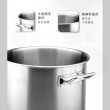 【ZEBRA 斑馬牌】304不鏽鋼深型魯桶雙耳湯鍋 25.7L(32X32cm 營業用大容量)