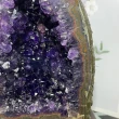 【千奇國際精品】頂級烏拉圭紫水晶立洞ESPa+☆6.09kg(彩瑪瑙邊 療癒開運水晶洞)