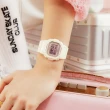 【CASIO 卡西歐】BABY-G 春日色調 櫻花粉方形電子腕錶 母親節 禮物(BGD-565SC-4)