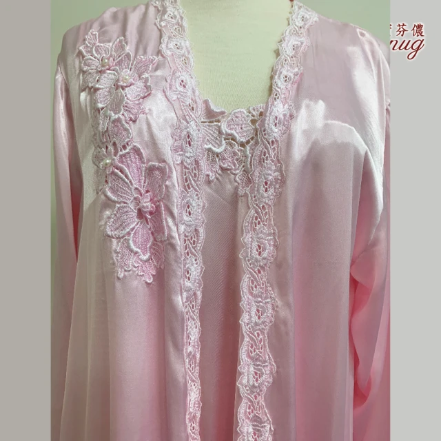 【MFN 蜜芬儂】質感粉色兩件式寬帶睡衣(出清特價)