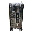 【SNOW.bagshop】24吋行李箱防護套防水套(雨衣套不黏箱高透明加厚防水PVC材質)