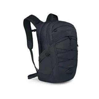 【Osprey】Quasar 26 通勤電腦背包 26L 黑色(休閒後背包 電腦背包 筆電背包)
