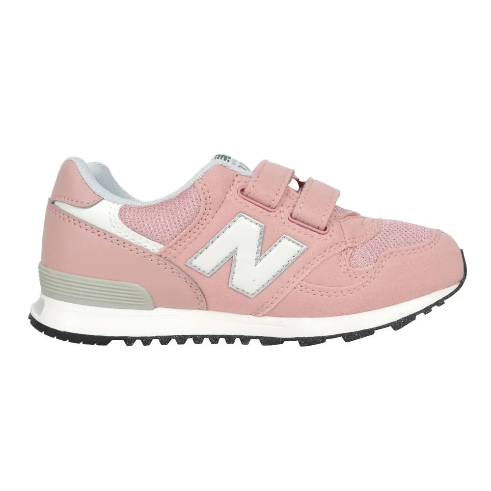 【NEW BALANCE】17-21CM_女中童休閒運動鞋-反光 313系列 NB 珊瑚粉白(PO313JD)